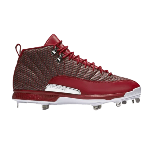 Jordan Xii Retro Metal Gym Red/White-Metallic Silver