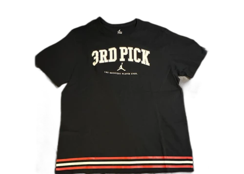 Jordan 3rd Pick T-Shirt Black Greatest Player Ever