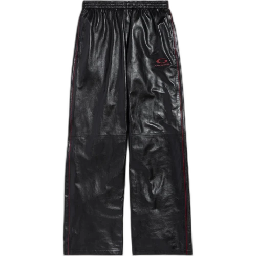Balenciaga SS26 Leather Pants Loose Fit Men's