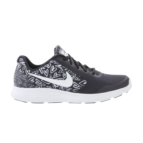 Nike Revolution 3 Print GS 'Black Hearts'