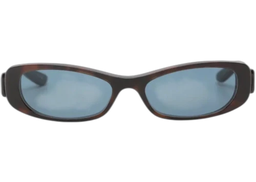 Balenciaga Women's Nova Sunglasses Deep Brown Havana