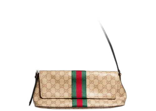 Gucci Madison Medium Shoulder Bag Sand and Brown GG Canvas
