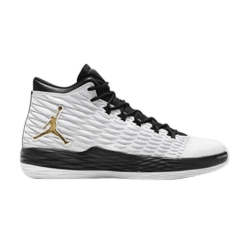 Jordan Melo M13 White Metallic Gold Black