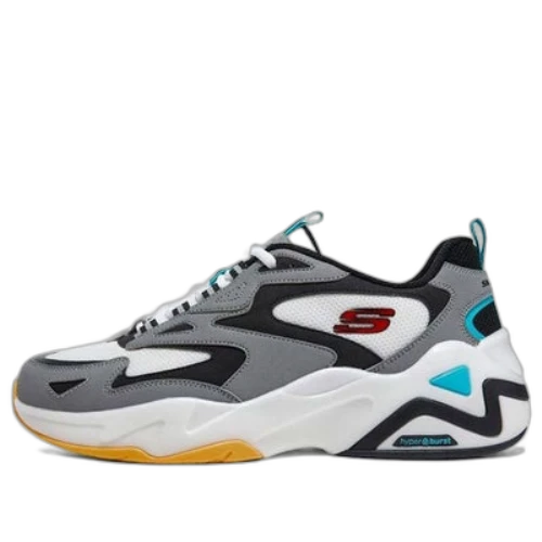 Skechers D'Lites Hyper Burst Sneakers 'Grey White Multi' (Women's)