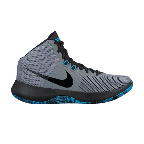 Nike Air Precision Cool Grey Black Light Blue Fury