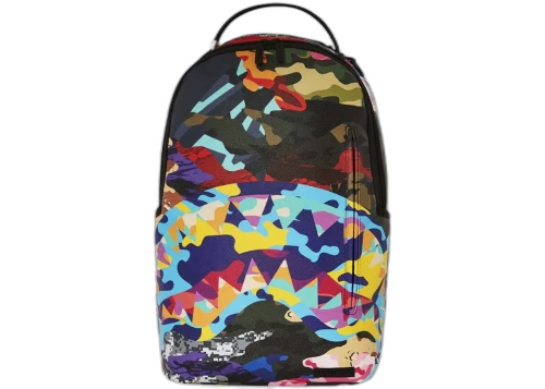 Sprayground Sliced And Diced Camo Backpack Multi Camo