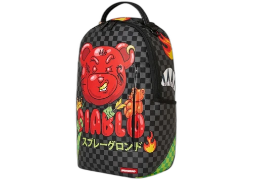 Sprayground WTF Diablo Backpack Black/Red