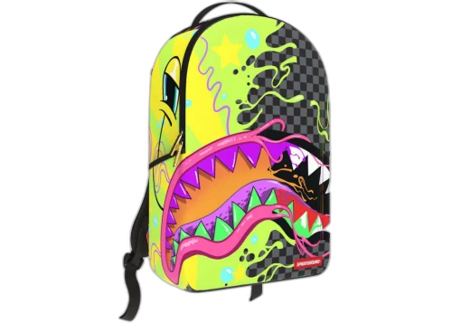 Sprayground Slime Dime (DLXSV) Backpack Black/Grey/Green