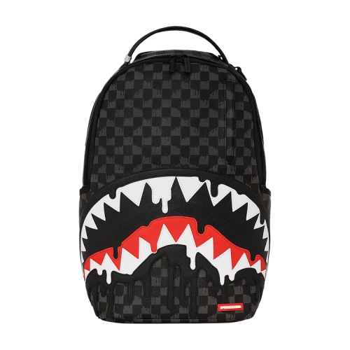 Sprayground Dripping Sharks in Paris DLXV Backpack Black/Red