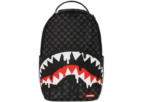 Sprayground Dripping Sharks In Paris DLXV Backpack Black