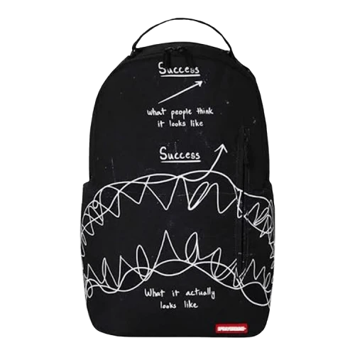 Sprayground Success Scribble Shark Is Imminent (DLXSR) Backpack Black/White