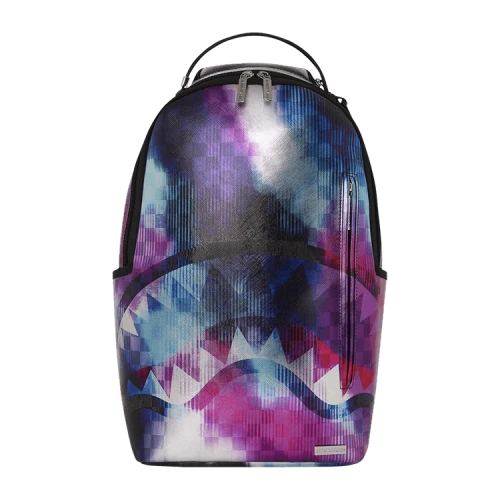 Sprayground Tye Check Sharkclub Electronica Backpack Multicolor