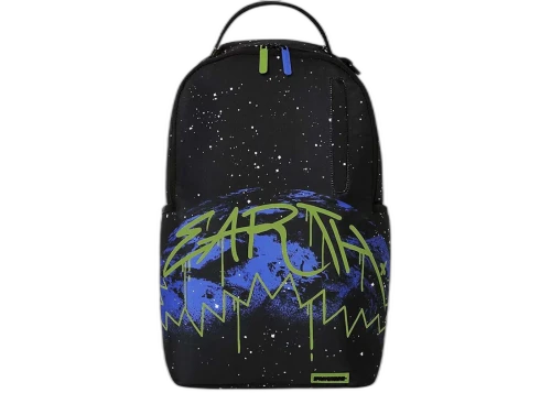 Sprayground Earth Day - Glow In The Dark Backpack Black