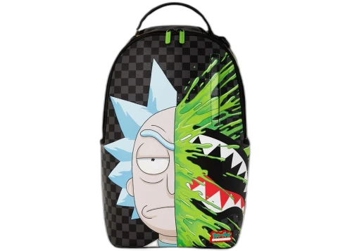 Sprayground x Rick & Morty Brainshark (DLXV) Backpack Black/Grey/Green