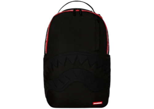 Sprayground Printed Zipper Shark DLXR Backpack Black