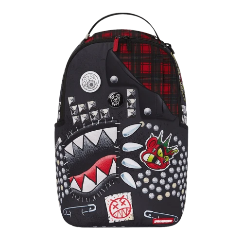 Sprayground Punk Shark DLXSR Backpack Multicolor