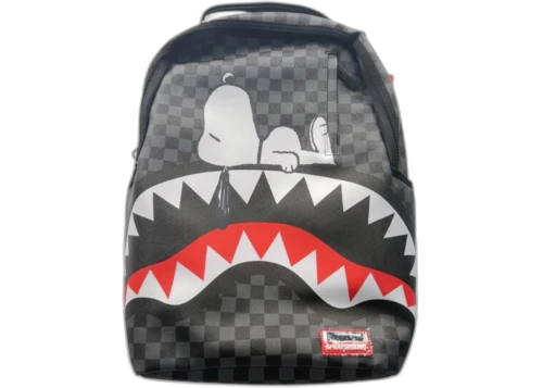 Sprayground x Peanuts Snoopy Sunday Chilling (DLXV) Backpack Black/Grey