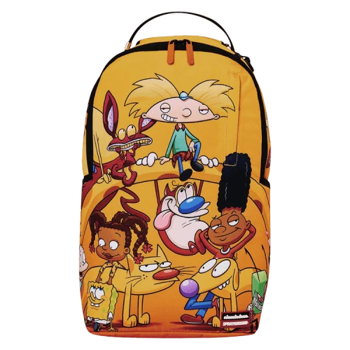 Sprayground x 90's Nick Cat Dog Shark Mouth DLXSR Backpack 'Multicolor'