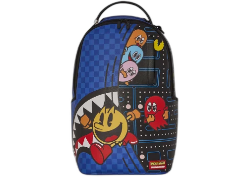 Sprayground Pac Man Running Reveal Backpack Blue/Multicolor