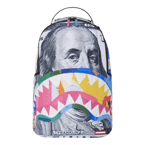 Sprayground I Paint On Money DLXSR Backpack 'Multicolor'