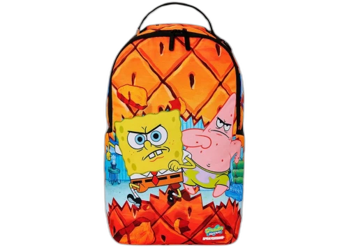 Sprayground x SpongeBob Don't Mess With SpongeBob (DLXSR) Backpack Orange