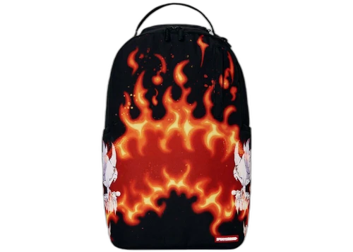Sprayground Skull Destroyer (DLXSR) Backpack Black/Red-Orange
