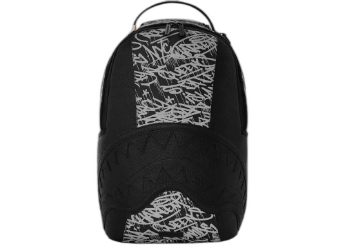 Sprayground Midnight Raceway Graffiti Backpack Black/Grey