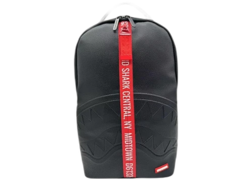 Sprayground Shark Central Next Stop Zip DLXSV Backpck Backpack Black