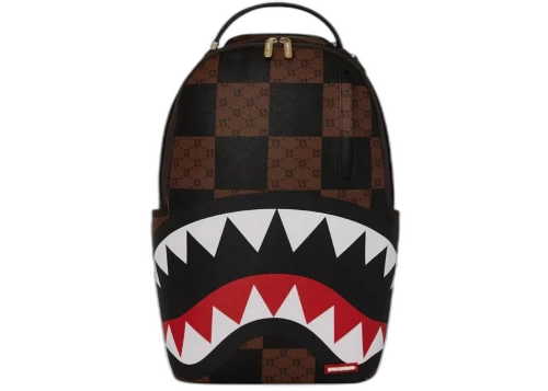 Sprayground Enlarged Check Paris Backpack Brown