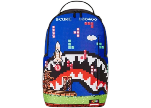 Sprayground x Tetris Mind Games (DLXSR) Backpack Blue