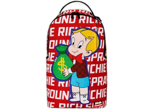 Sprayground x Richie Rich Richer Than Ever (DLXSR) Backpack Red