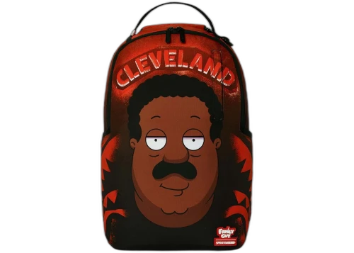 Sprayground x Family Guy Cleveland Shark (DLXSR) Backpack Red