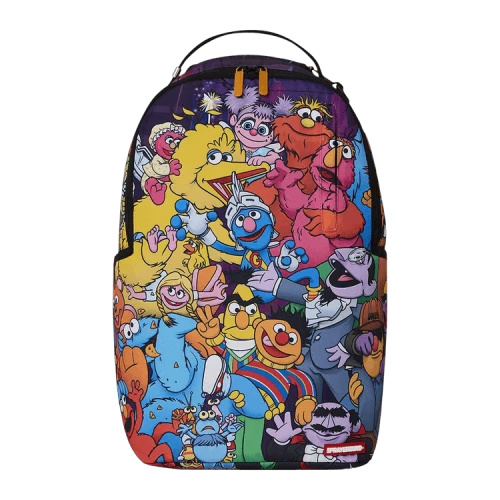 Sprayground Sesame Street Familia DLXSR Backpack 'Multicolor'