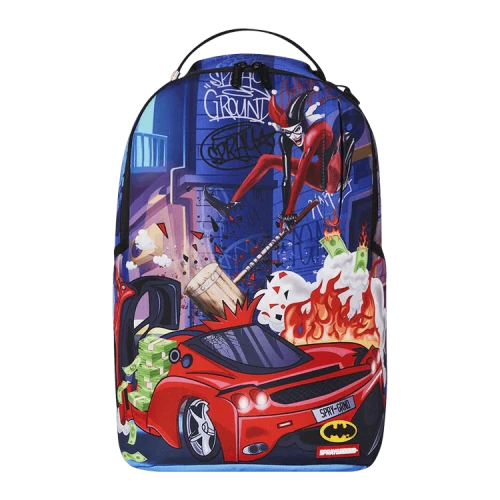 Sprayground Harley Quinn Smash Smash DLXSR Backpack 'Multicolor'