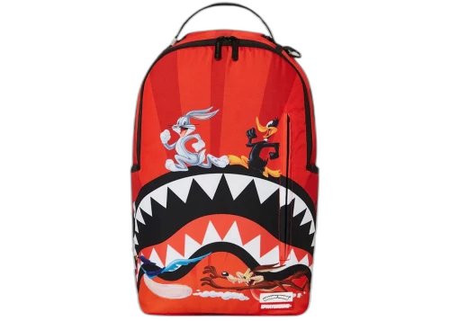 Sprayground x Looney Tunes Shark Run (DLXSR) Backpack Red