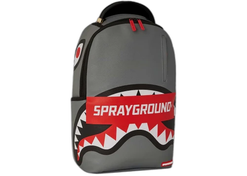 Sprayground Core Grey DLXSV Backpack Grey/Red