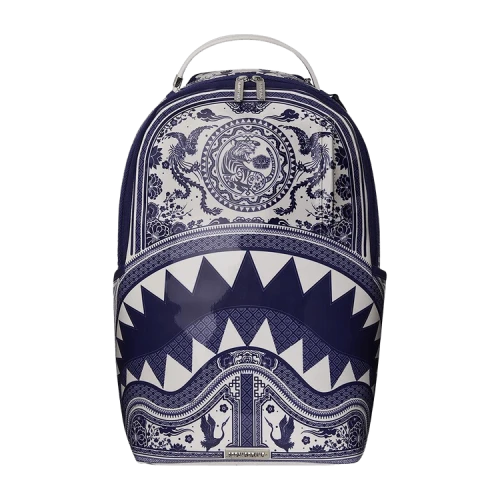 Sprayground Porcelain Tiger Phoenix Shark Backpack Multicolor