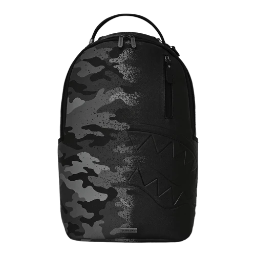 Sprayground Spray Split Night Camo DLXSV Backpack Black