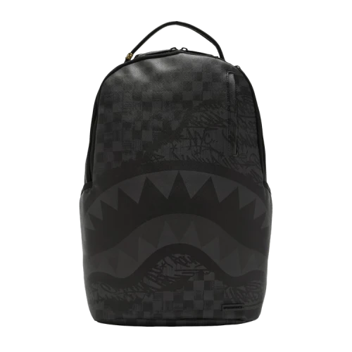 Sprayground Torn Graff Check DLXSV Backpack Black/Check