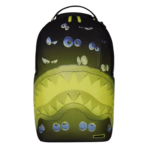 Sprayground Eyes On You Glow In The Dark Effect DLXR Backpack Multicolor