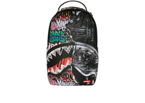 Sprayground Split Cybershark DLXSV Backpack Black
