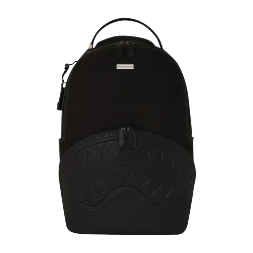 Sprayground Shark Pocket Canavas Backpack Multicolor