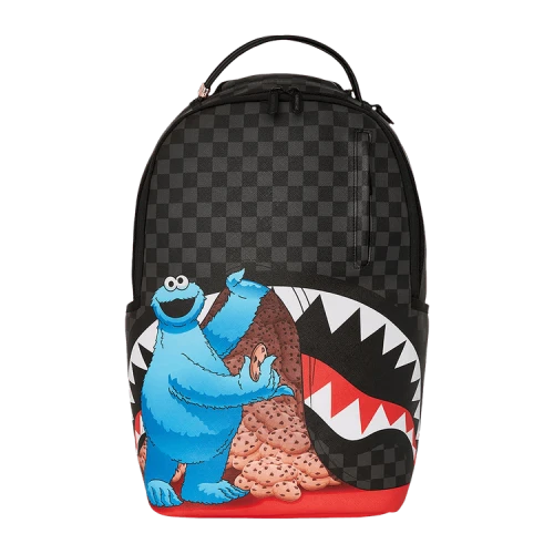Sprayground Sesame Street Cookie Monster Snack Attack DLXSV Backpack Multicolor