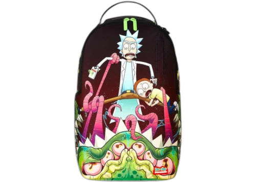 Sprayground Rick And Morty DLXR Alien Mouth Half Sharkmouth DLXR Backpack Multicolor