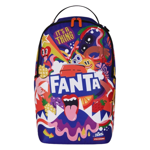 Sprayground Fanta Allover DLXR Backpack Multicolor