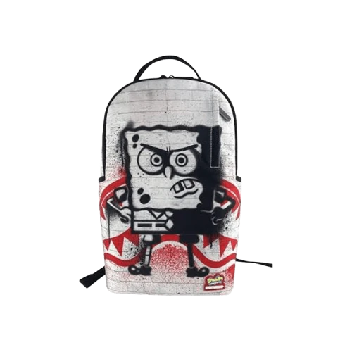Sprayground Spongebob Stencil Wall DLXR Backpack Multicolor