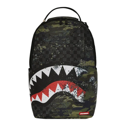 Sprayground Camo Splash DLXSV Backpack Black/Camo