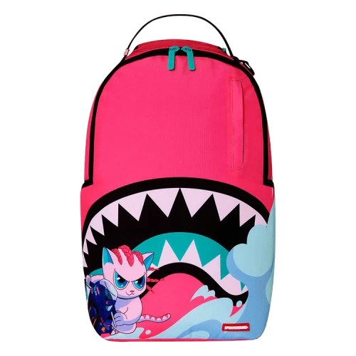 Sprayground Kitty Kash On The Edge DLXR Backpack 'Pink'