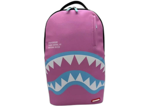Sprayground Shark Central Cotton Candy DLXSV Backpack Pink