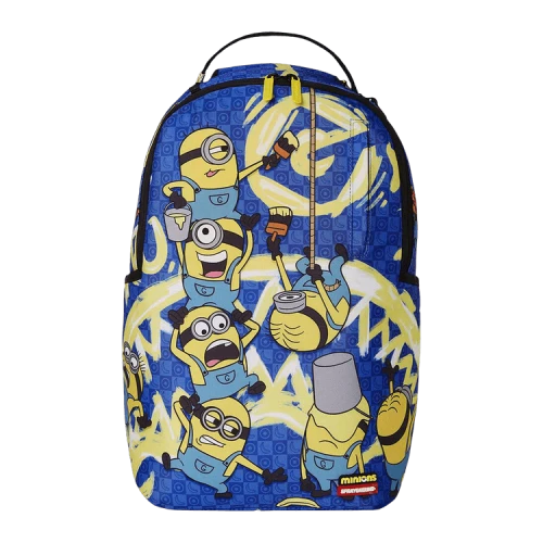 Sprayground Minion Banana Mayhem DLXR Backpack Multicolor
